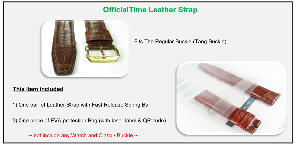 Genuine Alligator Leather Strap for IWC
